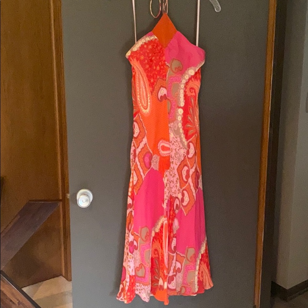 Paisley Halter Banana Republic Dress
